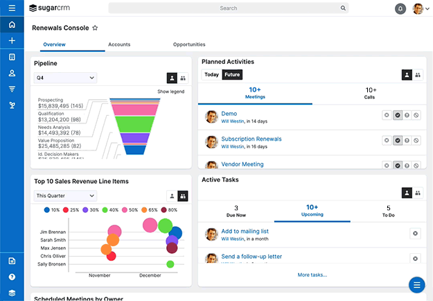 visuel sugar crm