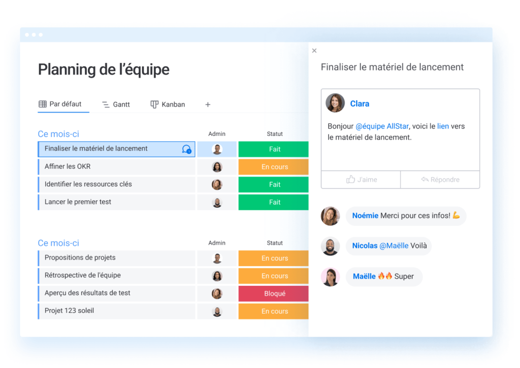 planning-equipe